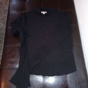 fitted long sleeve crop top